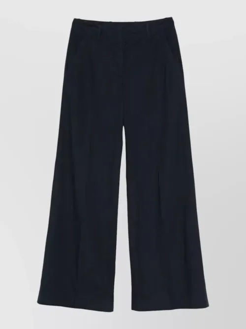 Incotex - ilya wide leg cotton tailored trouser