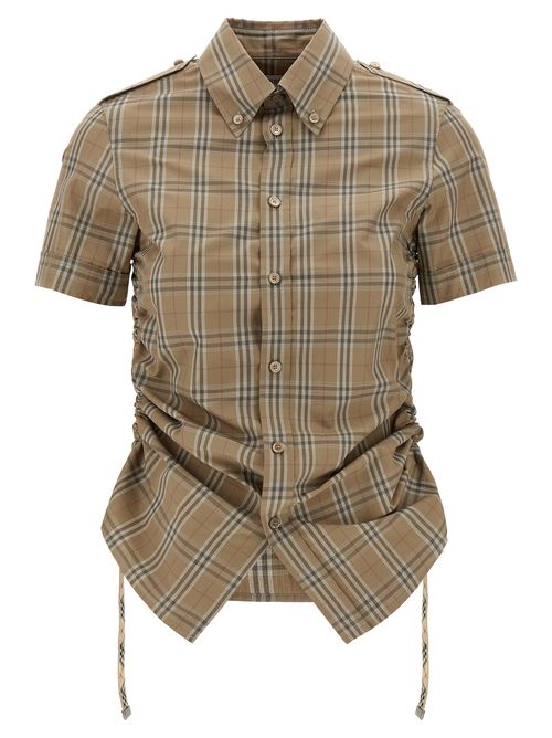 Burberry - Check Shirt Shirt, Blouse Multicolor