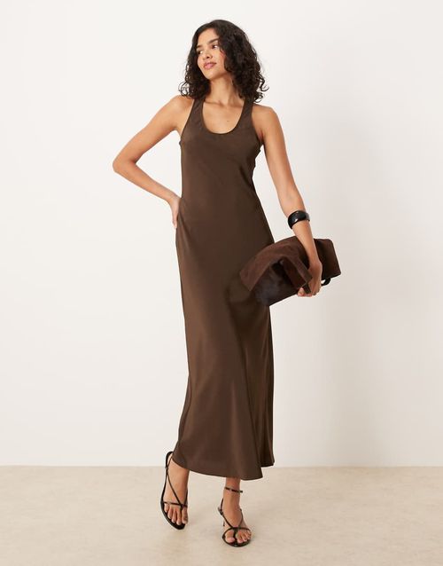 black halter neck dress midi Petal and Pup Women's Anabelle Halter Neck Midi Dress