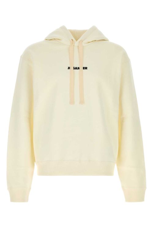 Cotton Hoodie — Beige