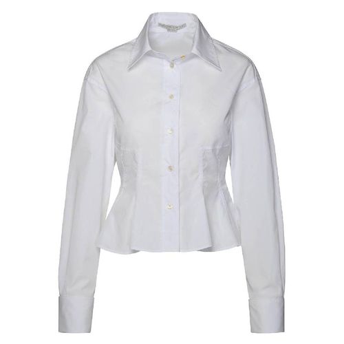 Peplum Waist Cotton Shirt
