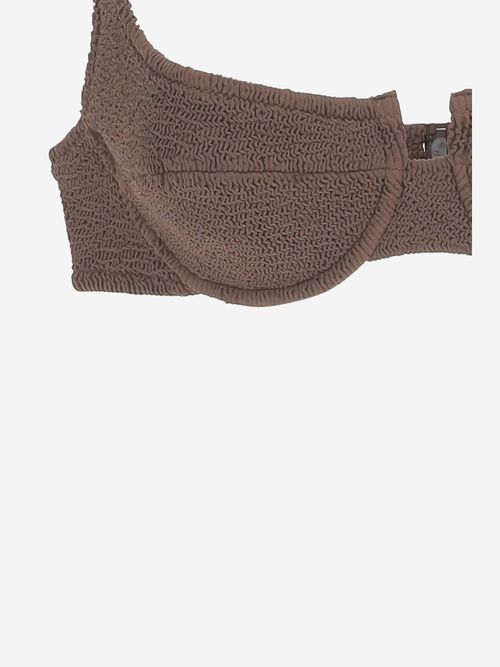 Amira Bikini Top — Brown