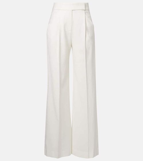 Marbeau pleated wide-leg pants