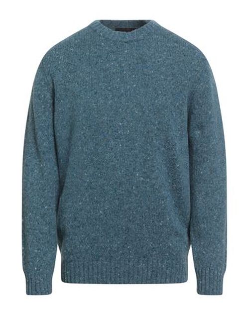 Man Sweater Slate blue Size 44 Wool, Cashmere, Polyester