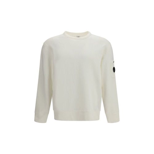 Cotton Crewneck Sweatshirt — White