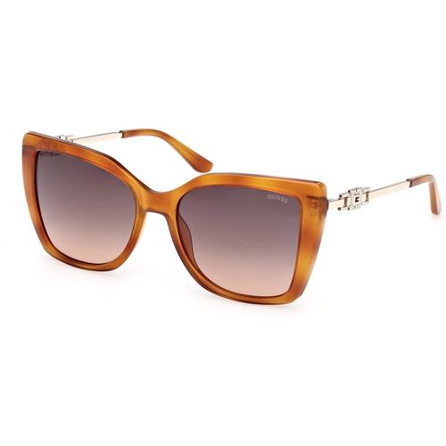 Guess Mujer Guess GU00266 53F Gafas de sol Inyectado la Habana Marrón Cuadrada Norma