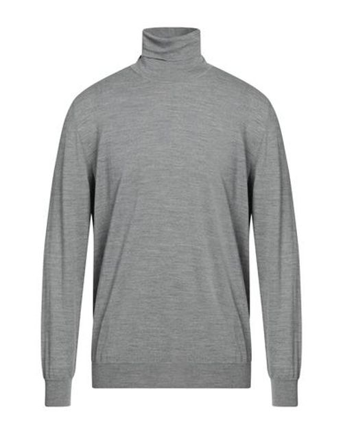 Man Turtleneck Light grey Size 34 Super 140s Wool