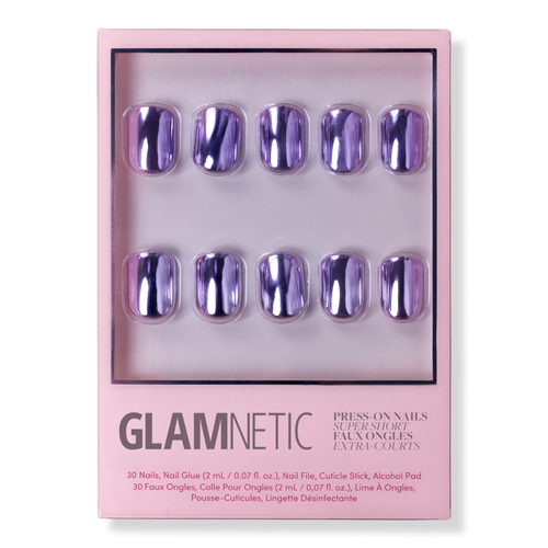 Lilac Steel Press-On Nails