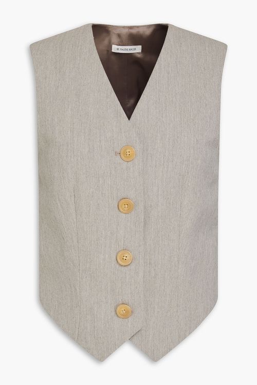Slub woven vest - Gray - DE 32