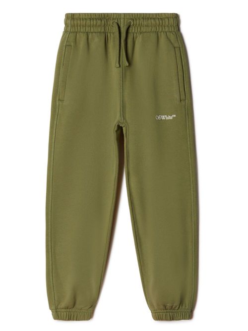 Bookish cotton track pants - Green