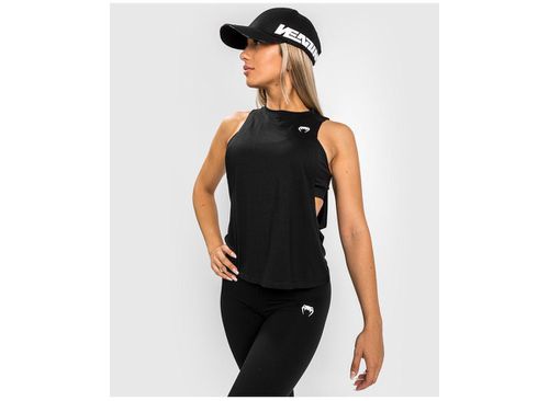 Women's Essential Drop Sleeve Tank Top - Black - Black