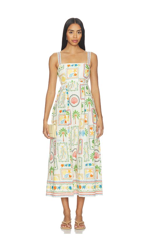 Yumi Kim Mia Dress in White,Orange. - XS also in S, M