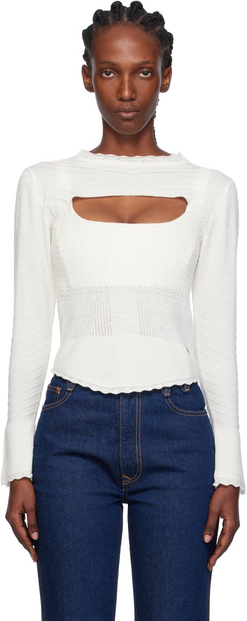 White Maria Corset Top