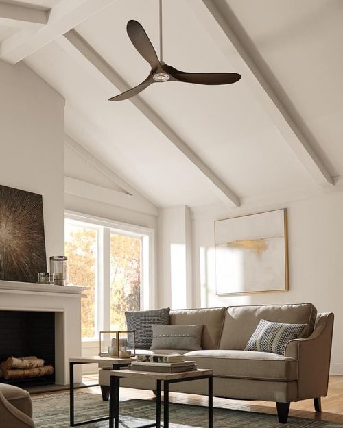 Maverick Indoor/Outdoor 60" Ceiling Fan in Brushed Stee