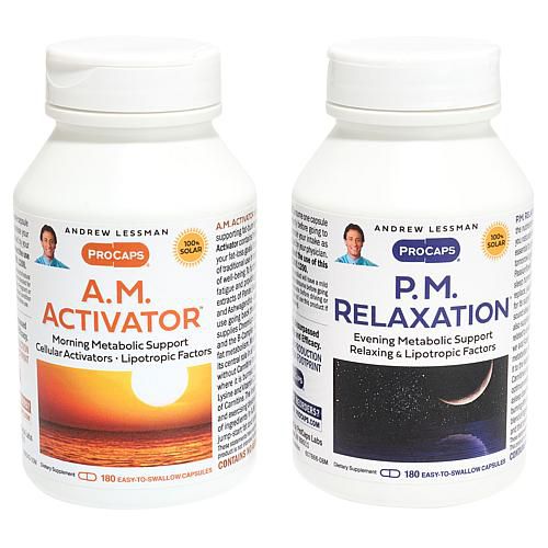 A.M. Activator & P.M. Relaxation 2-Bottle Bundle