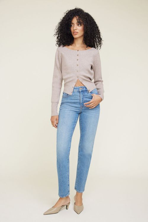 Frenchie High Rise Slim Leg Jeans