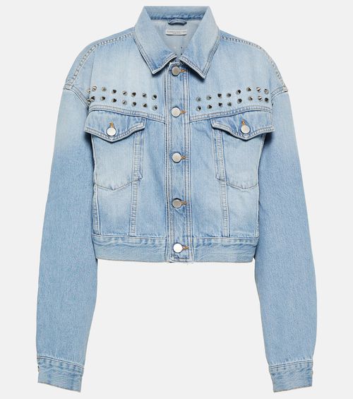 Embellished denim jacket