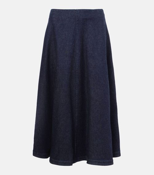 Varda denim midi skirt