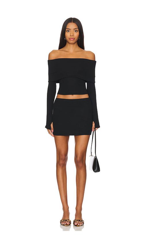 Superdown Marks Skirt Set in Brown. - L also in S