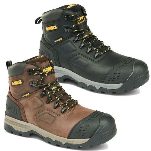 DeWALT Bulldozer Mens Steel Toe Midsole S3 Safety Work Boots - Brown