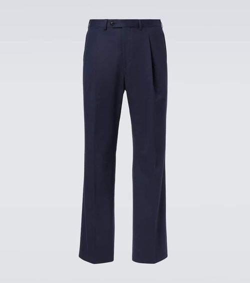 Amo cotton and cashmere straight pants