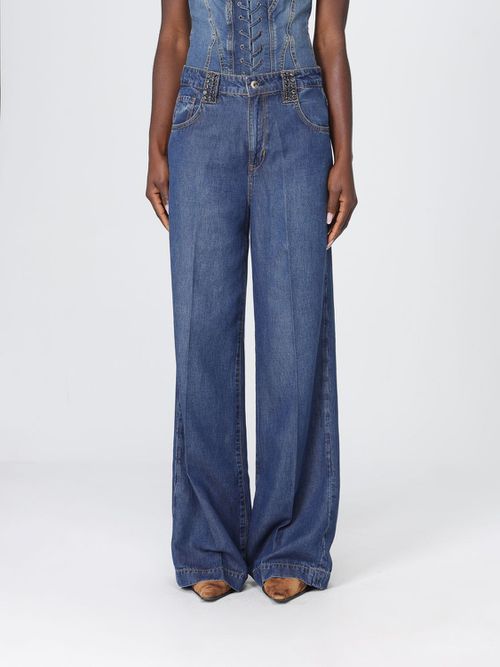Jeans Woman color Denim