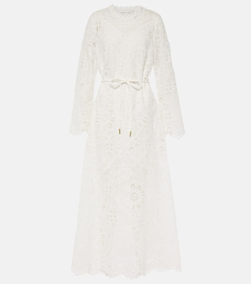 Ottie embroidered cotton maxi dress