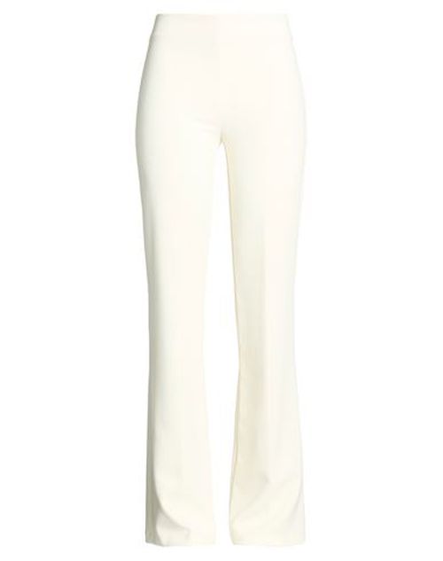 Woman Pants Ivory Size 8 Polyester, Elastane