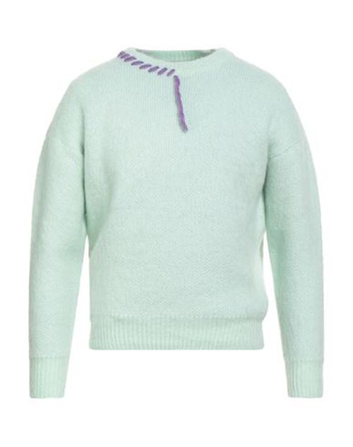 Man Sweater Light green Size XS Acrylic, Mohair wool, Polyamide, Wool