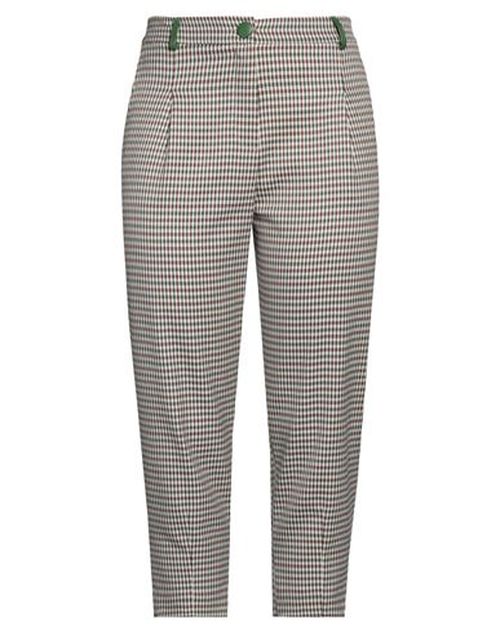 Woman Pants Green Size 2 Polyester, Viscose, Elastane