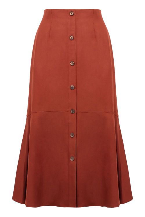 A-line Midi Skirt