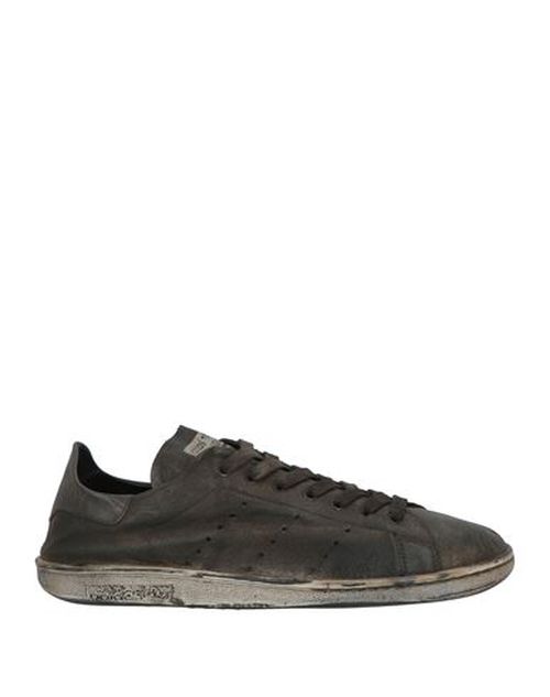 Man Sneakers Charcoal Size 10 Leather