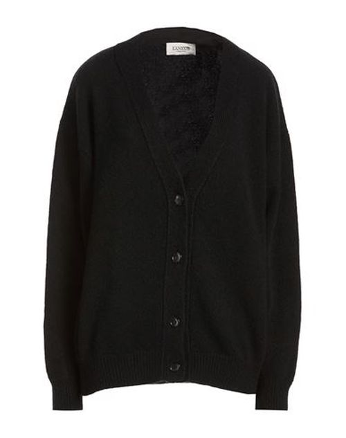 Woman Cardigan Black Size 4 Cashmere, Silk, Polyester