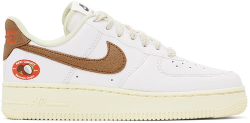 White Air Force 1 '07 Coconut Low-Top Sneakers