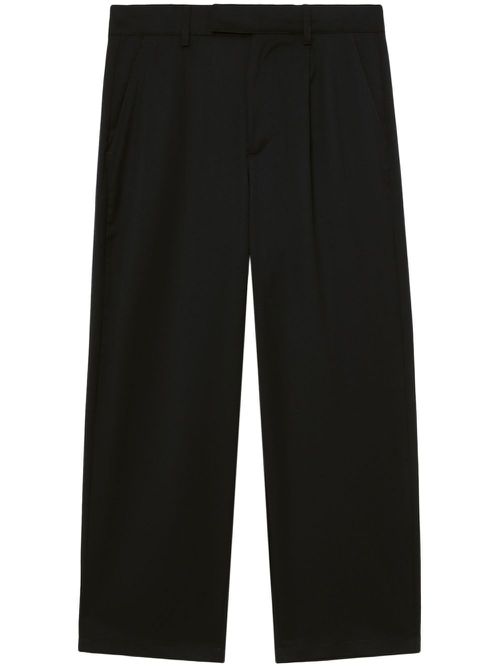 Smiley-motif trousers - Blue