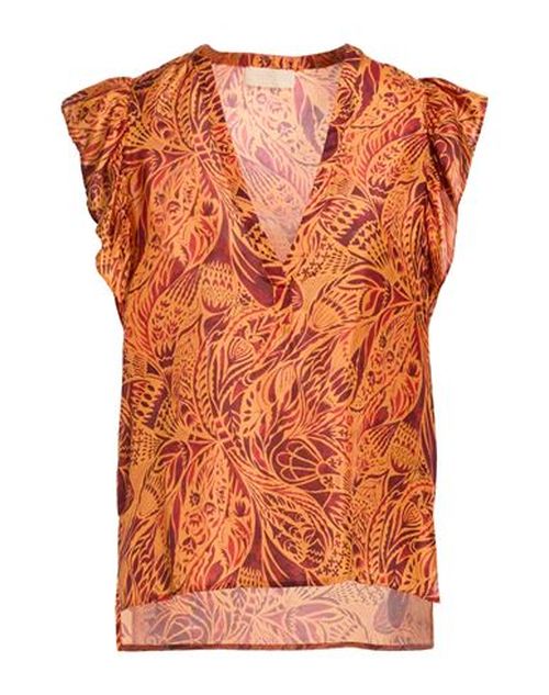Momoní Woman Top Orange Size 4 Silk