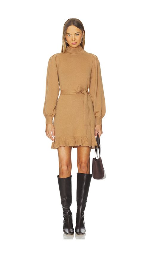 PAIGE Julita Dress in Taupe. - XXS also in L, M, S