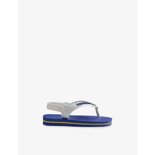Womens Baby Brasil Logo II Rubber Flip-Flops