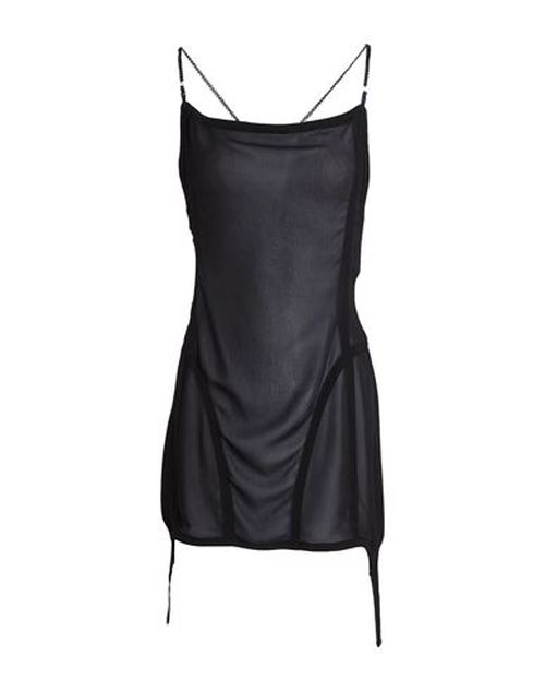 Woman Mini dress Black Size 2 Polyester