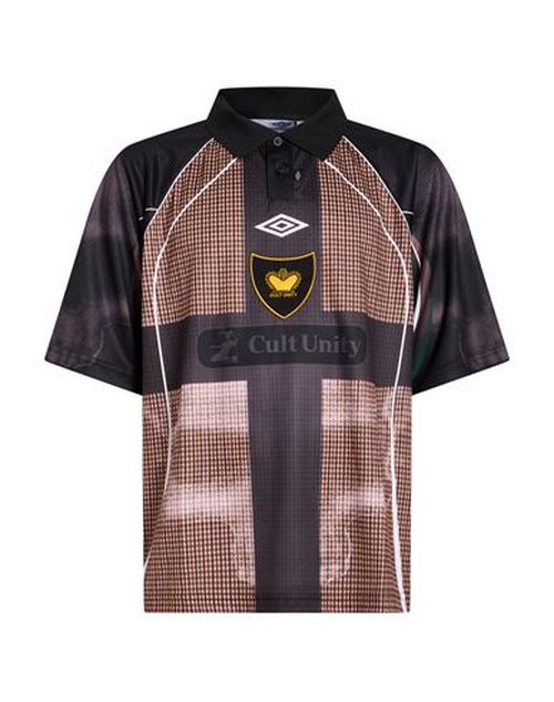 Man Polo shirt Brown Size L Polyester
