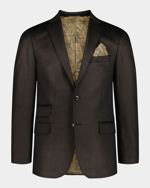 Men's Colden Houndstooth Single-Breasted Sport Coat