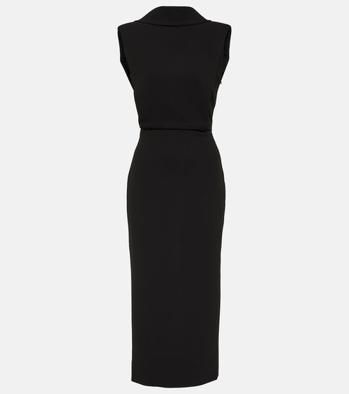 High neck cady midi dress
