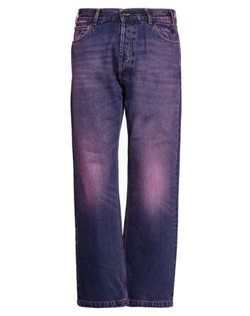 Man Jeans Purple Size 34 Cotton