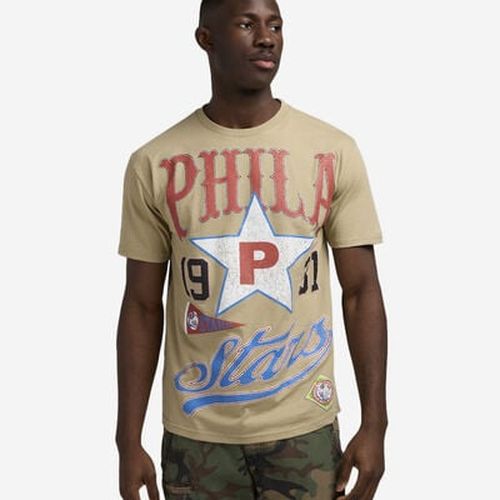 Men's NLB Philadelphia Stars T-Shirt in Beige