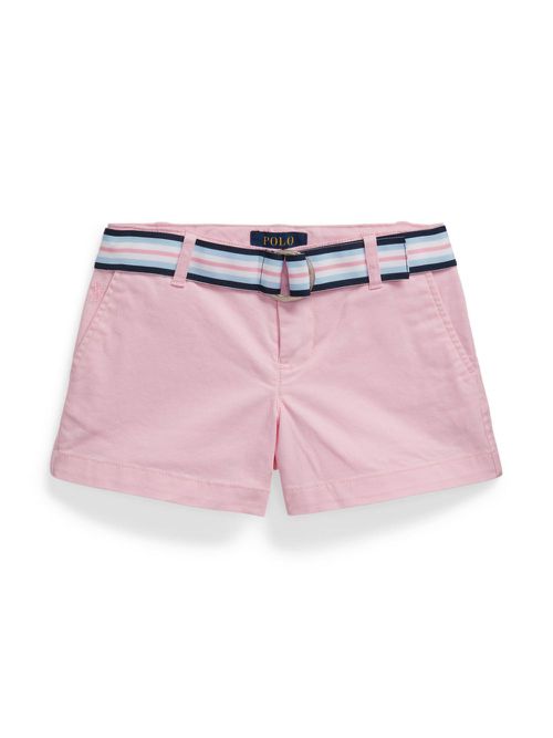 Belted chino shorts - Pink