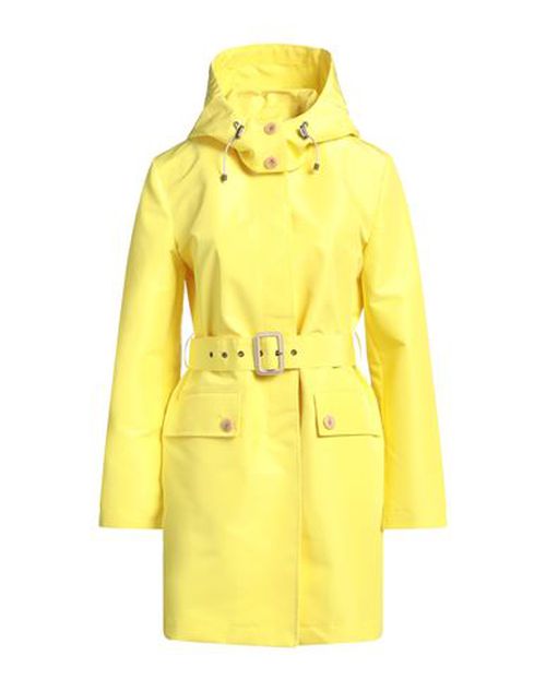 Sealup Woman Overcoat & Trench Coat Yellow Size 4 Polyester