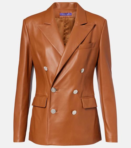 Camden leather blazer
