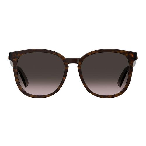 Square Full Rim Sunglasses — Havana