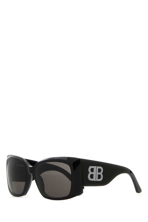 Black Acetate Signature Square Xl Sunglasses