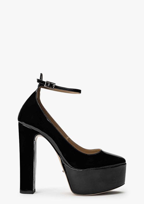 Jaguar Black Patent Heels